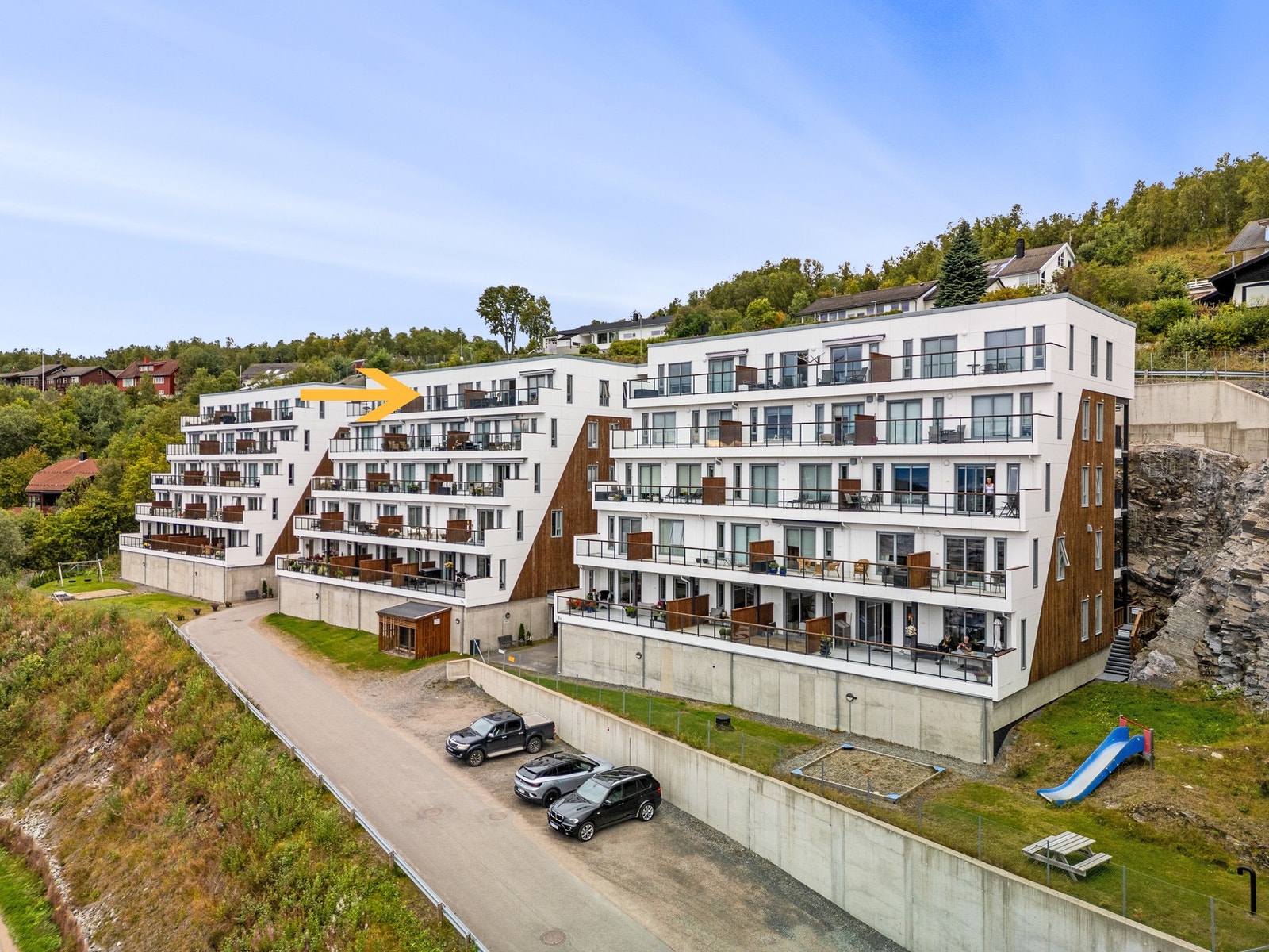 3-roms toppleilighet i Åsen Borettslag, bygd i 2017 med god standard Galleribilde