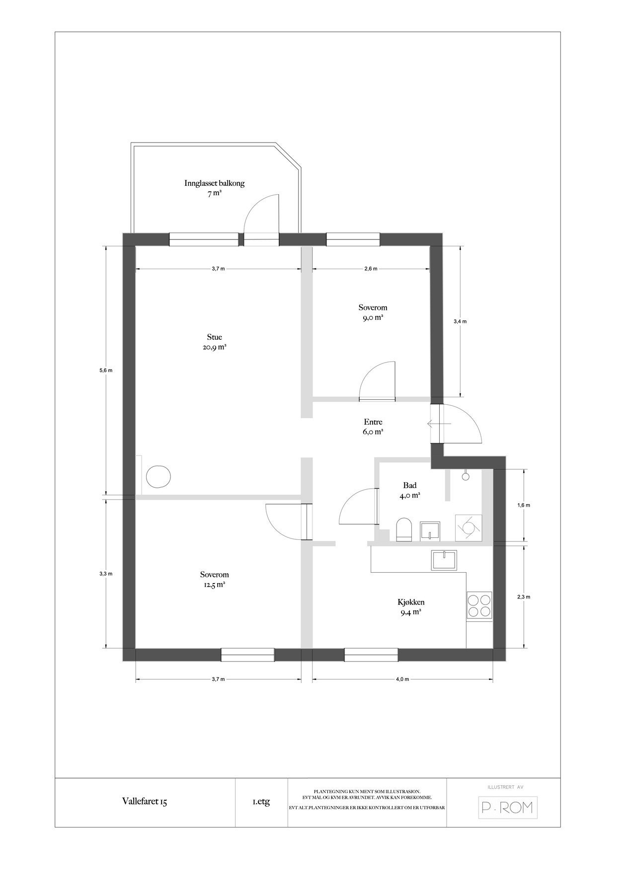 Hjemmet byr på en gjennomgående god romfølelse hvor hver eneste kvadratmeter er meget godt utnyttet! Galleribilde