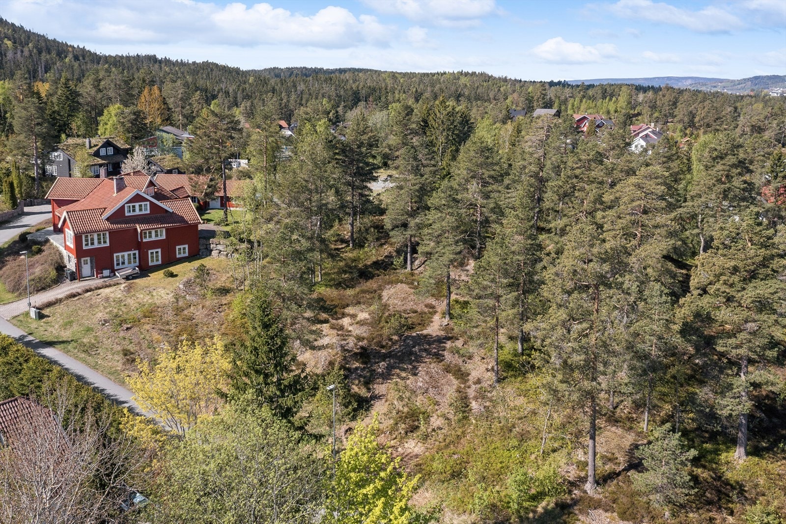 Høyt og fritt med mye himmel og flott utsikt mot alle himmelretninger. Galleribilde