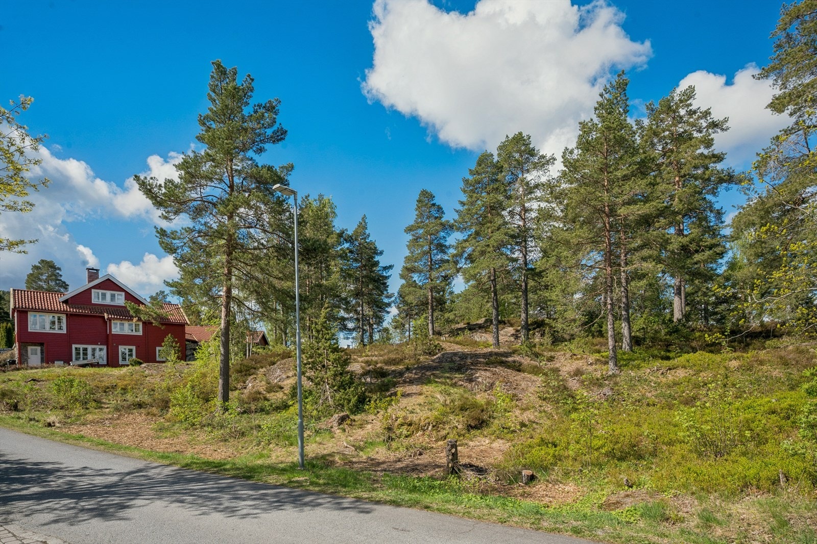 På den romslige tomten kan hver kvadratmeter utnyttes. Galleribilde