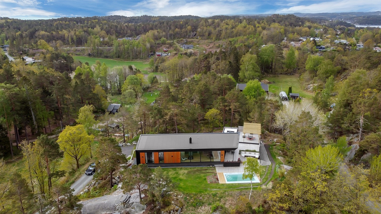 Dronefoto. Galleribilde