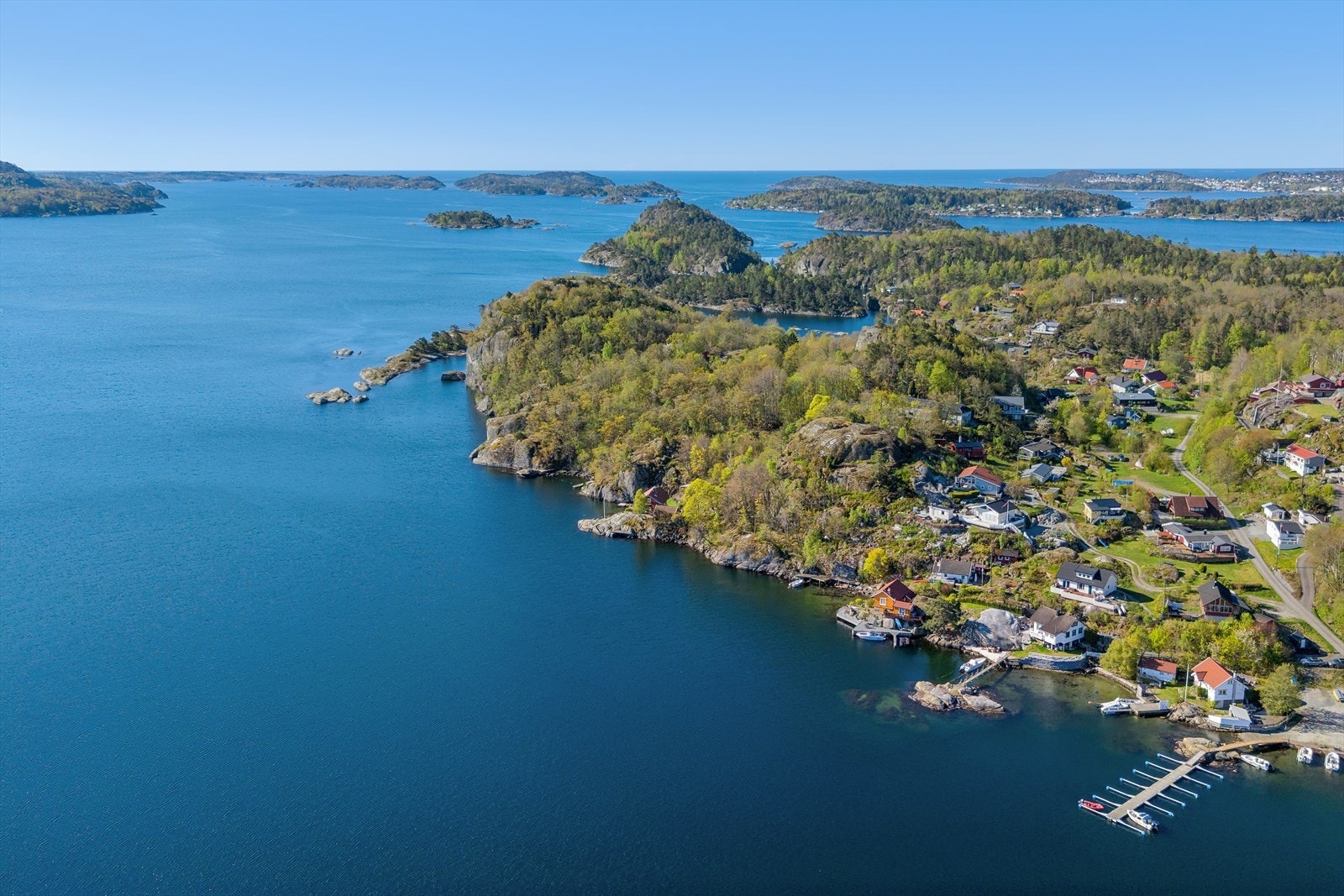 Området byr på en fantastisk skjærgård med mange muligheter Galleribilde