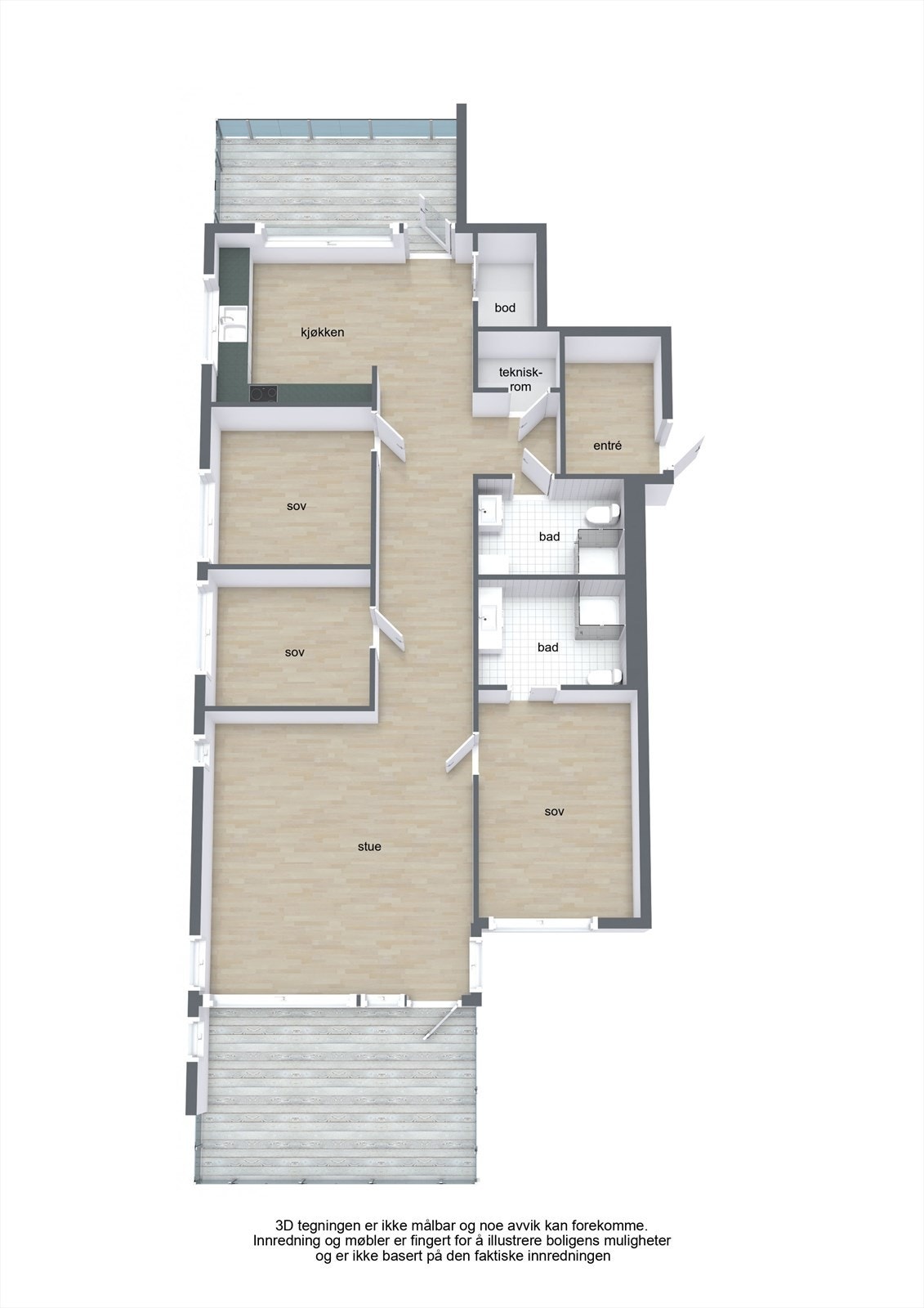 Plantegning Galleribilde
