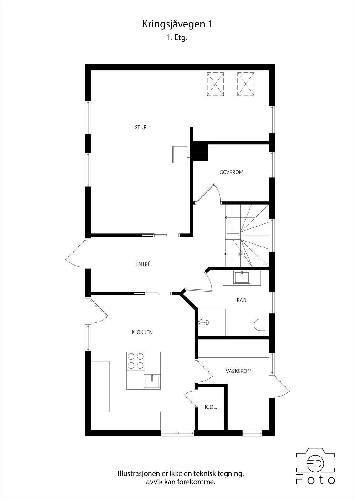 Kringsjåvegen1 1etg 2d Galleribilde