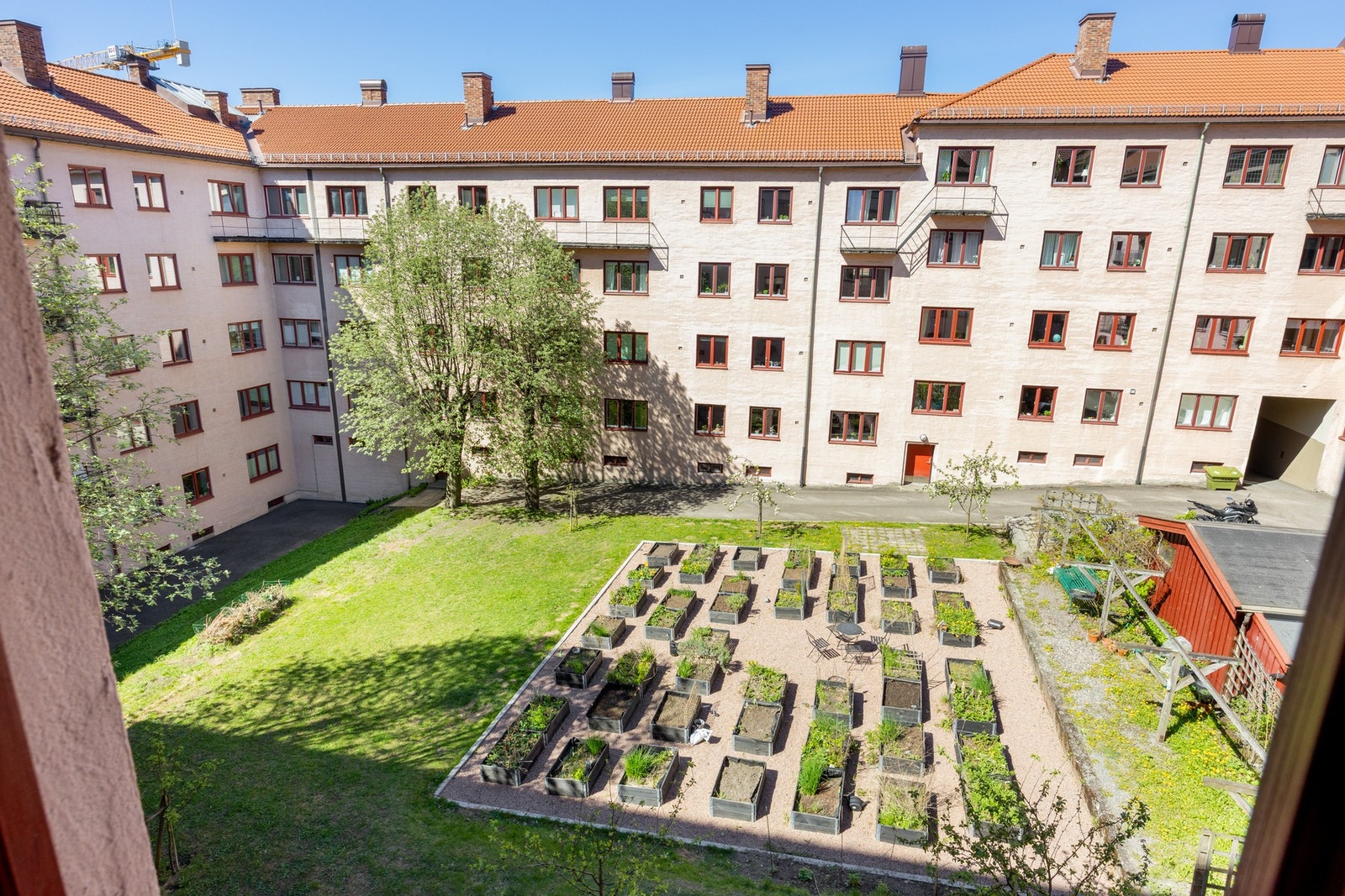 Utsyn fra soverommet. Galleribilde