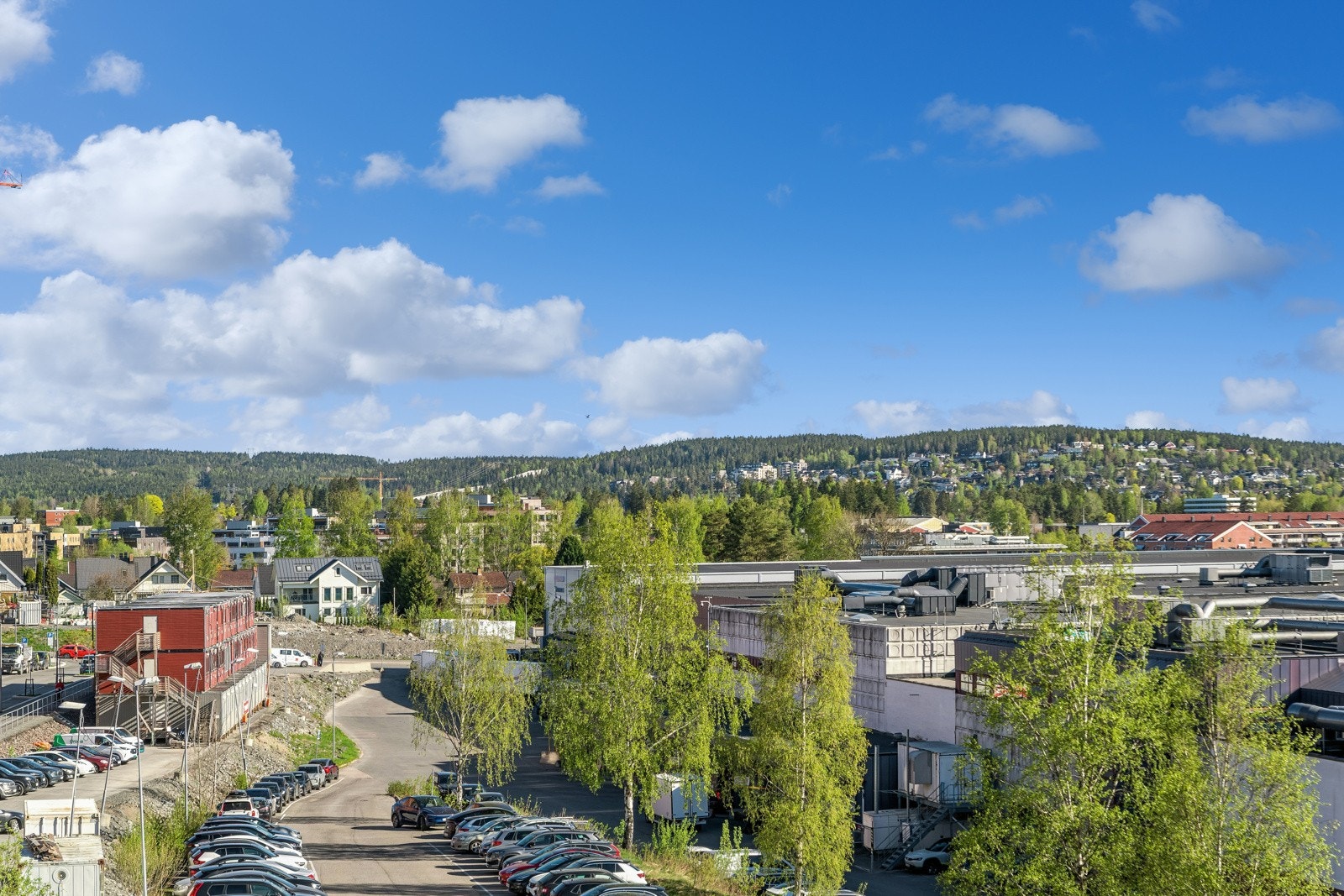 Fritt utsyn fra balkongen. Galleribilde