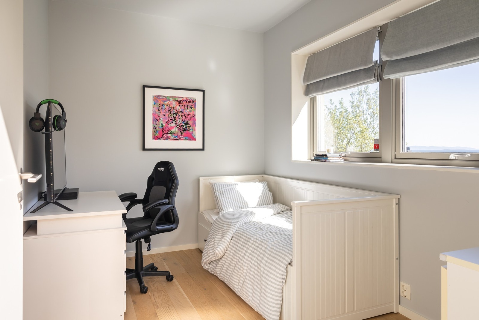 Soverom 2 i sokkel på 8,4m². Galleribilde