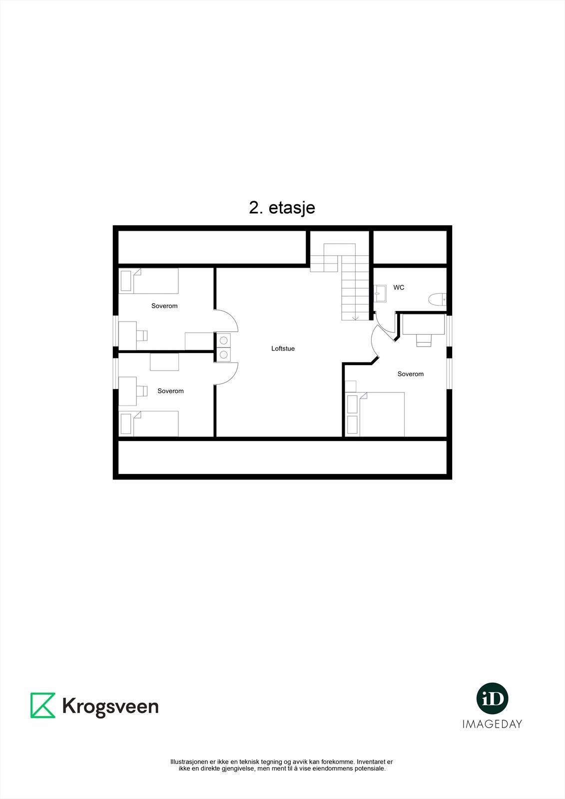 Plantegning - 2. etasje Galleribilde