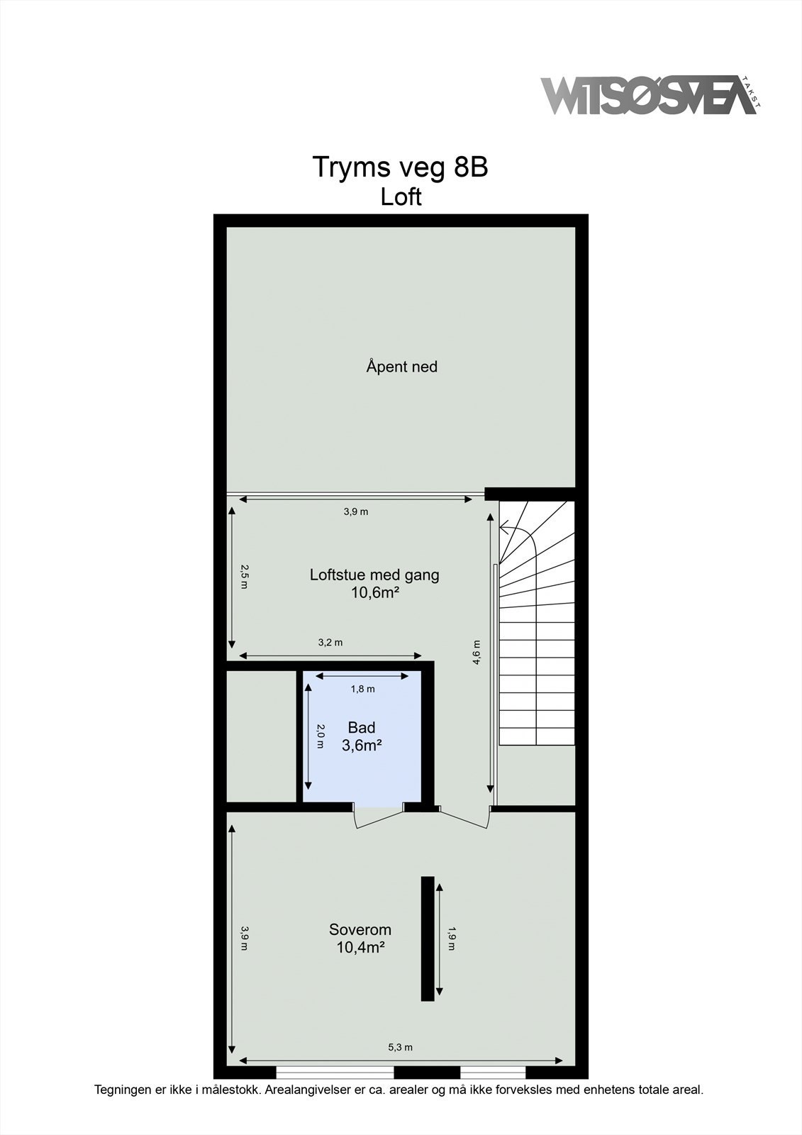 Planskisse Loft Galleribilde