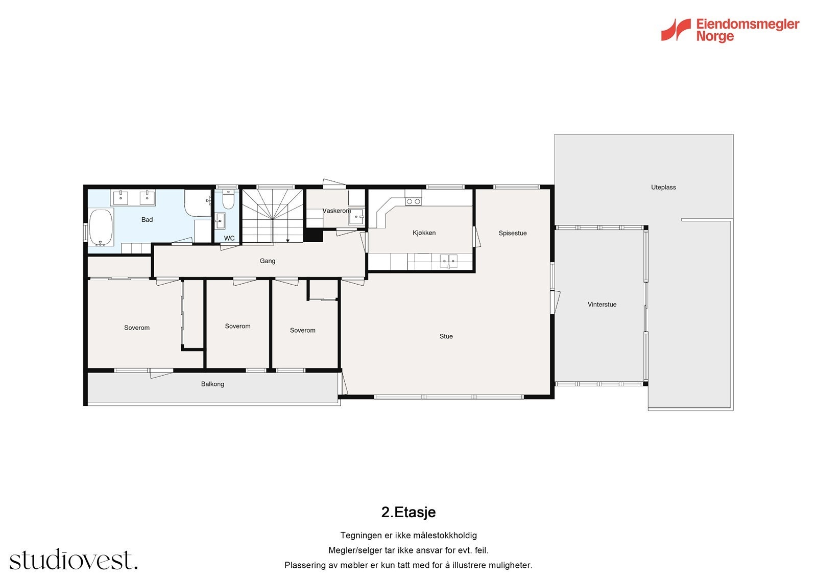 2.etasje planløsning Galleribilde