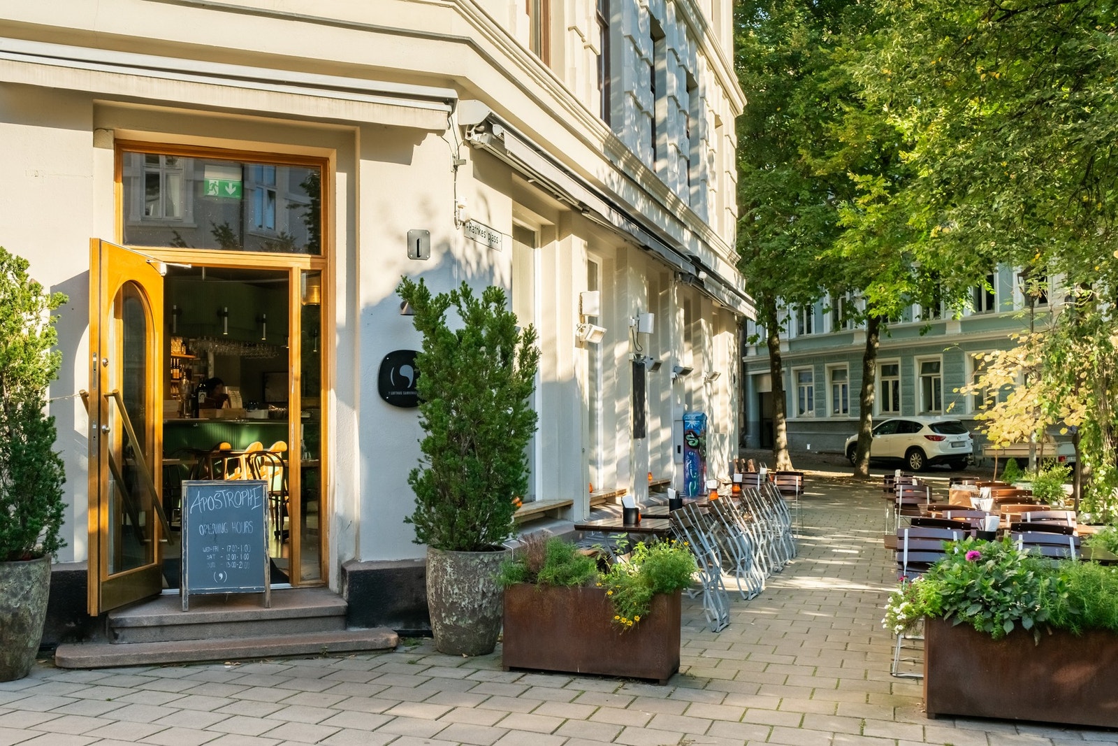 Apostrophe Restaurant ligger bare to minutter unna leiligheten. Galleribilde