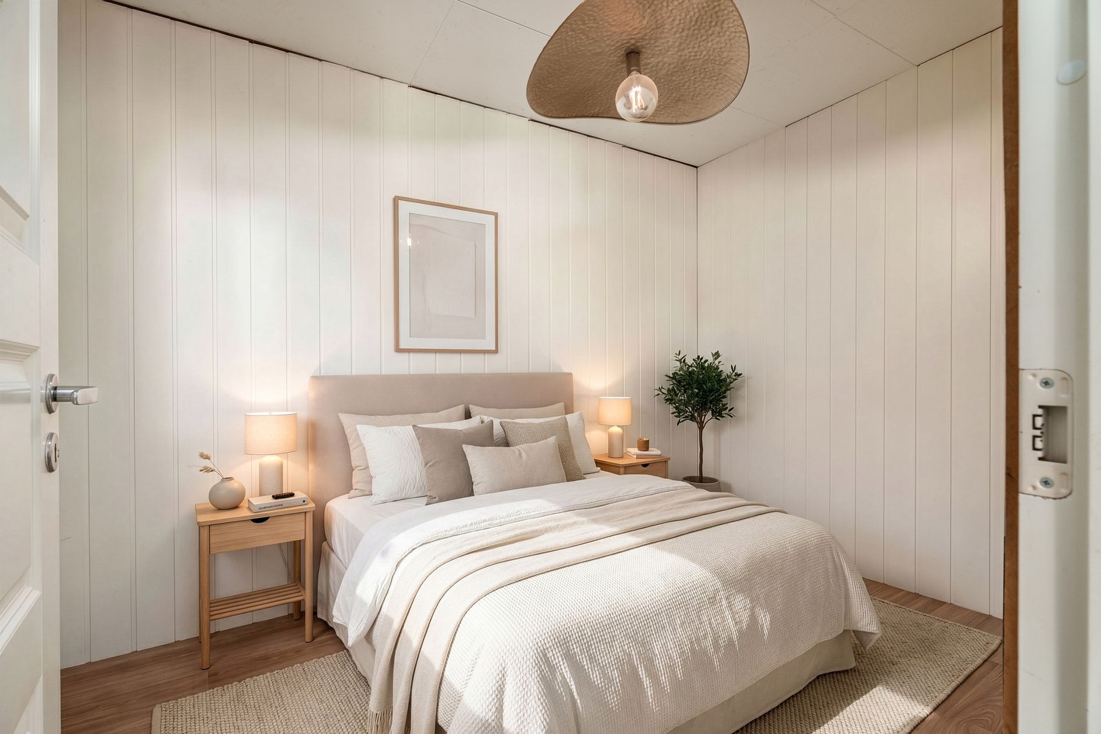 Soverom, her med digital styling. Galleribilde