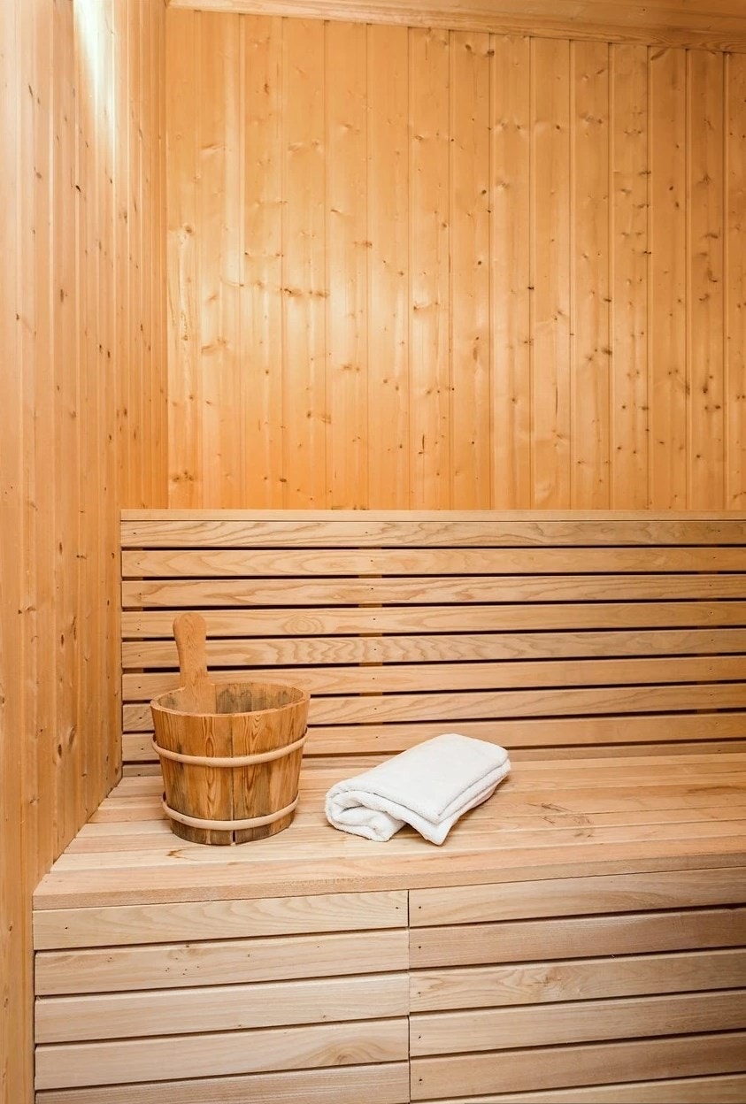 I tilknytning til badet finner du en egen badstue. Galleribilde