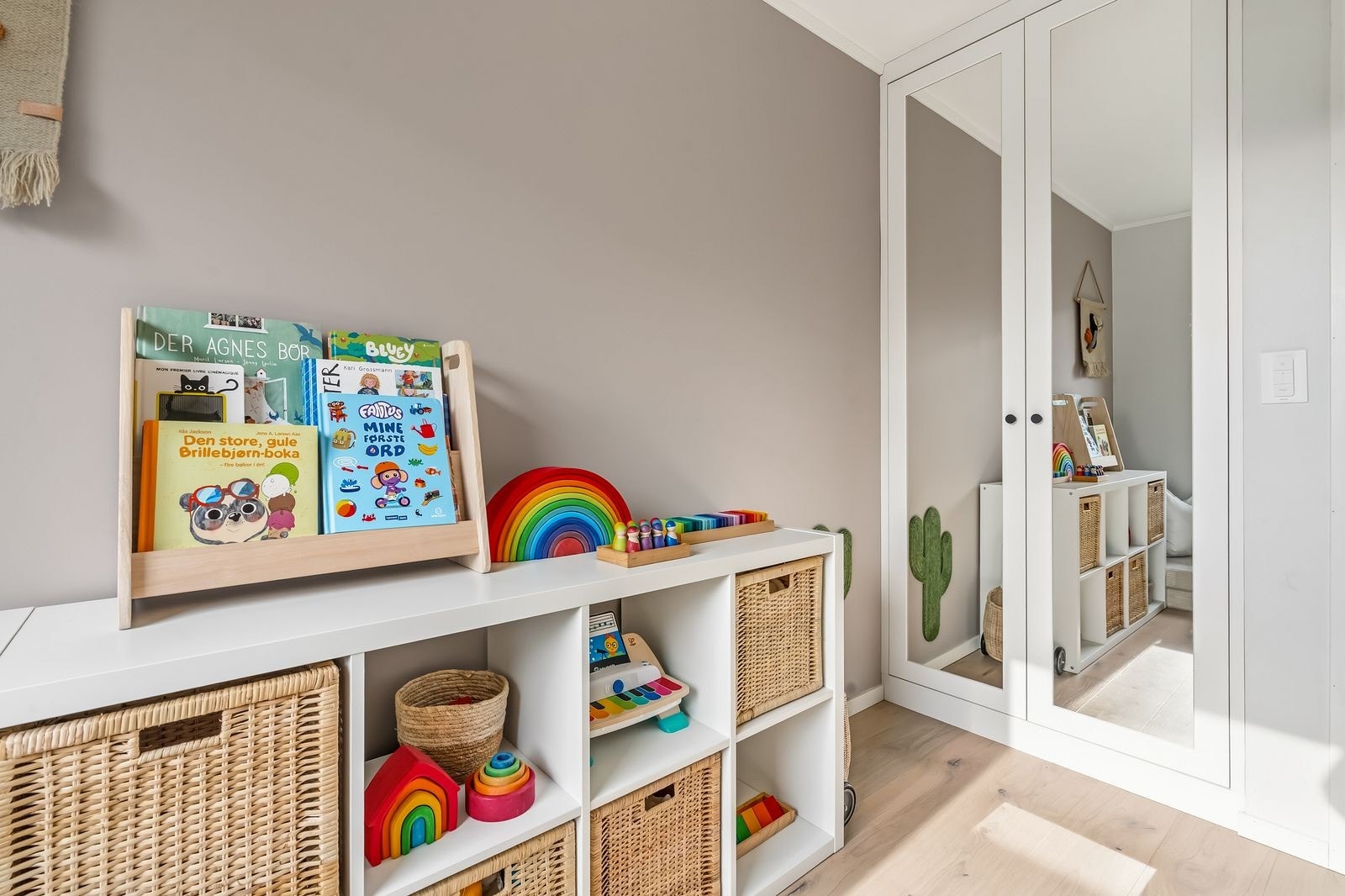 Rommet passer perfekt som barnerom, gjesterom eller kontor. Galleribilde