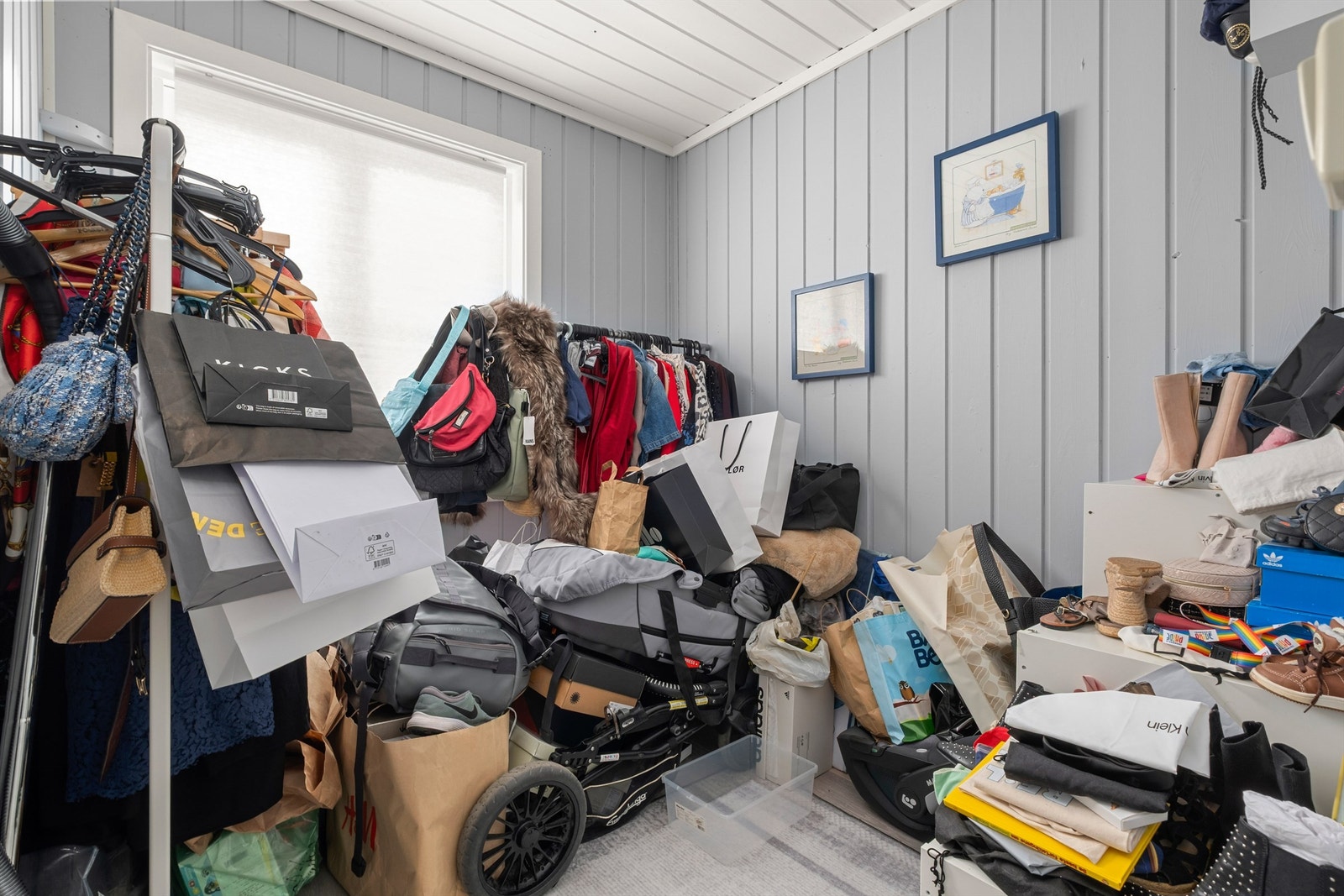 Rommet som i dag benyttes til oppbevaring, kan også tilpasses etter behov og ønsket bruk. Galleribilde