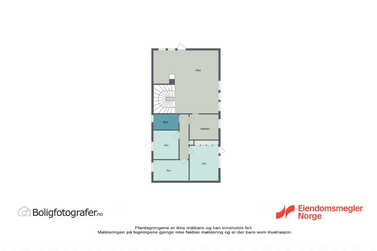 Plantegning 2 etg. Galleribilde