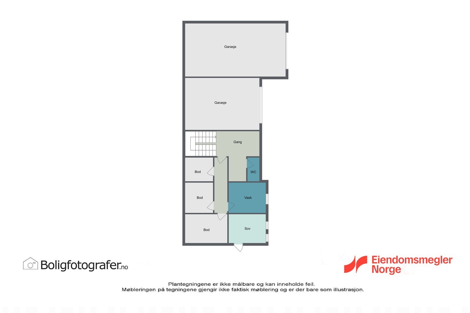 Plantegning 1 etg Galleribilde