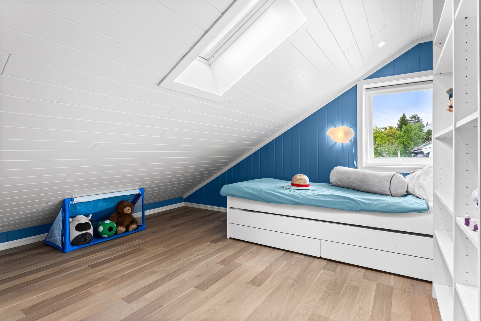 Her er det gode muligheter for at de minste kan trekke seg tilbake for litt ekstra privatliv med gode venner. Galleribilde