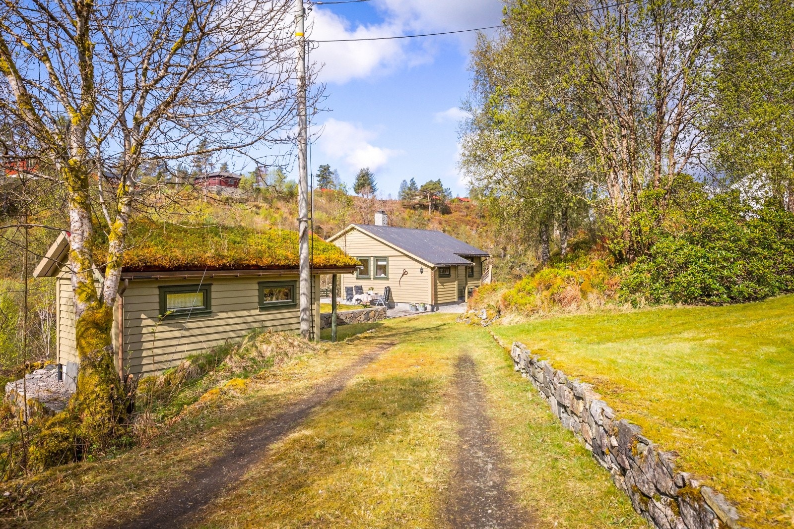 Velkommen til denne sjarmerende hytten! Foto: Wilhelmsen Boligfoto AS Galleribilde
