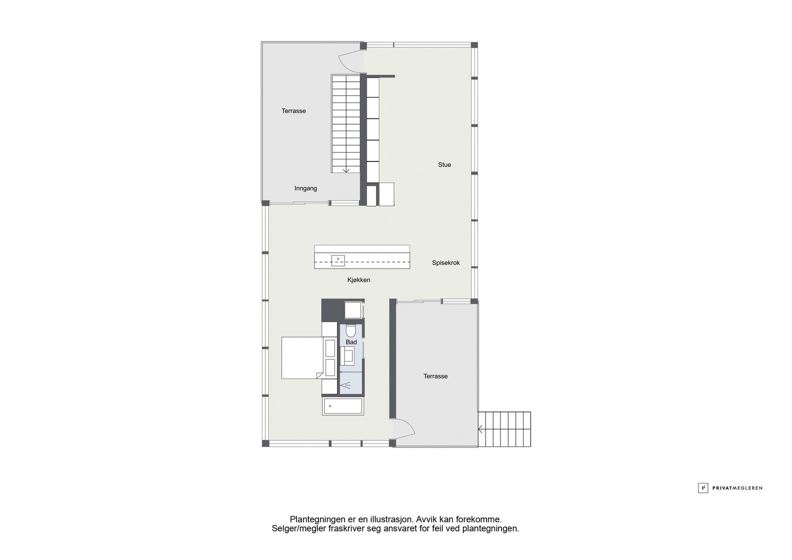 Plantegning 1. etasje. Galleribilde