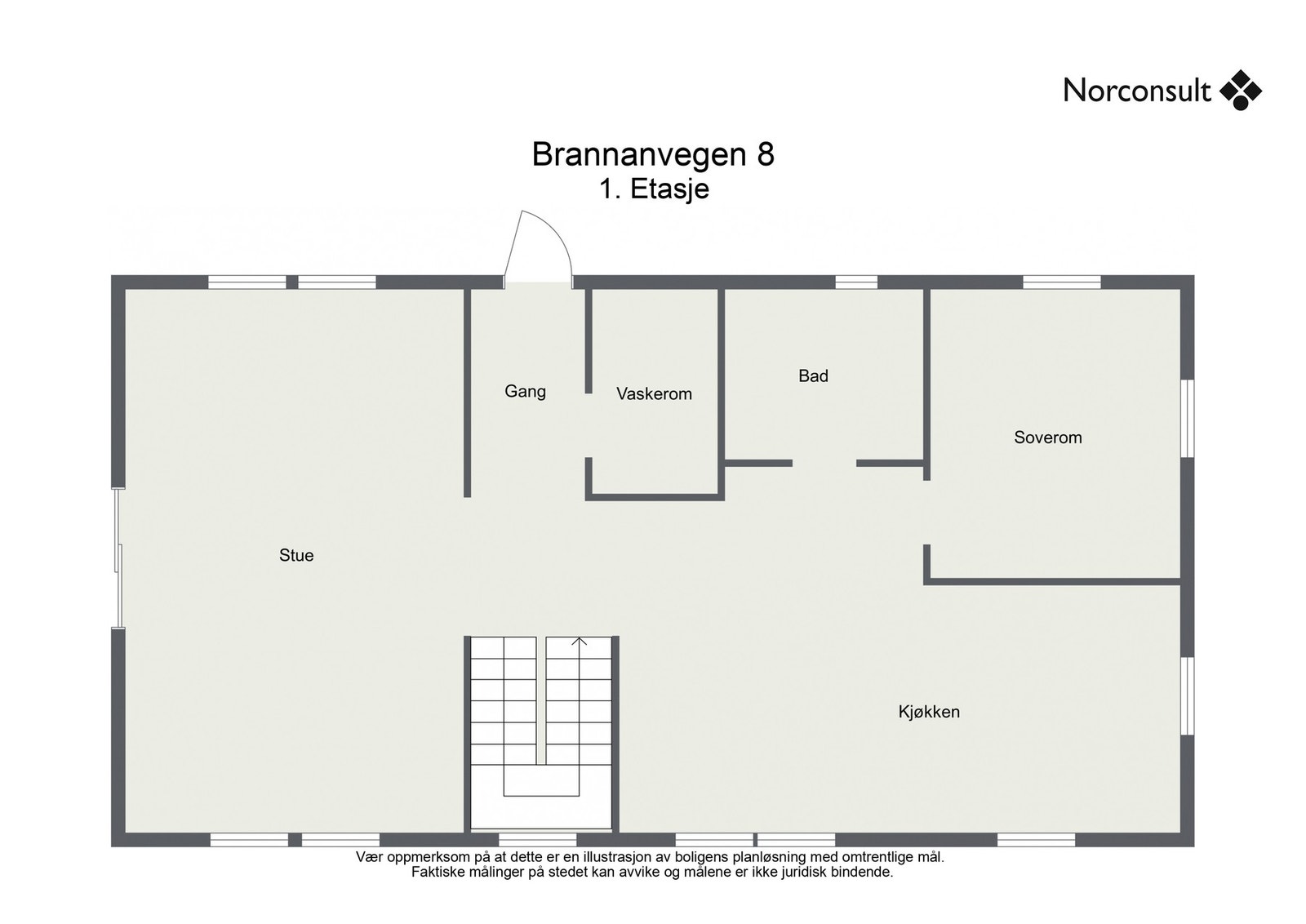 Planskisse - 1.etasje Galleribilde