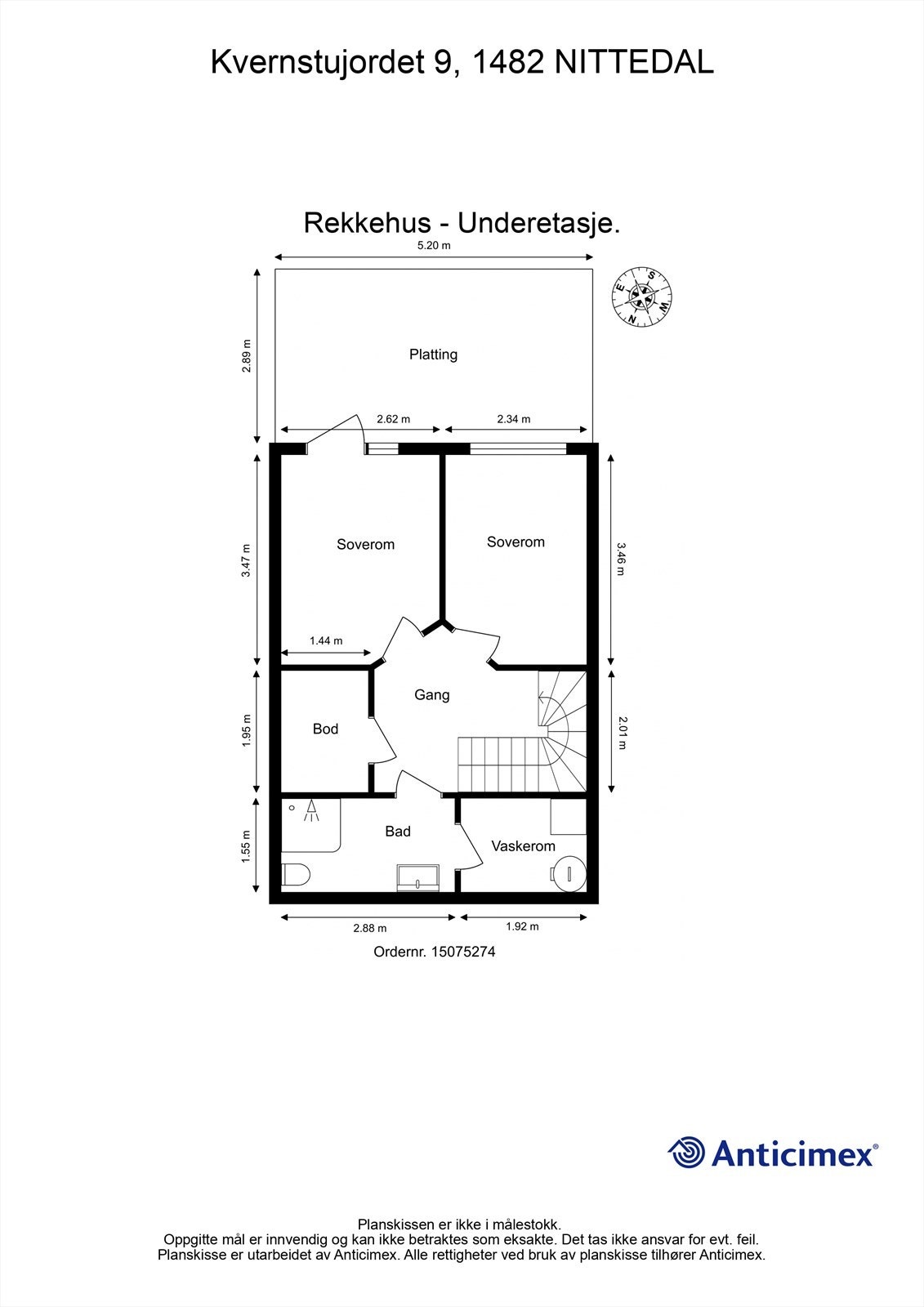 Plantegning u.etasje Galleribilde
