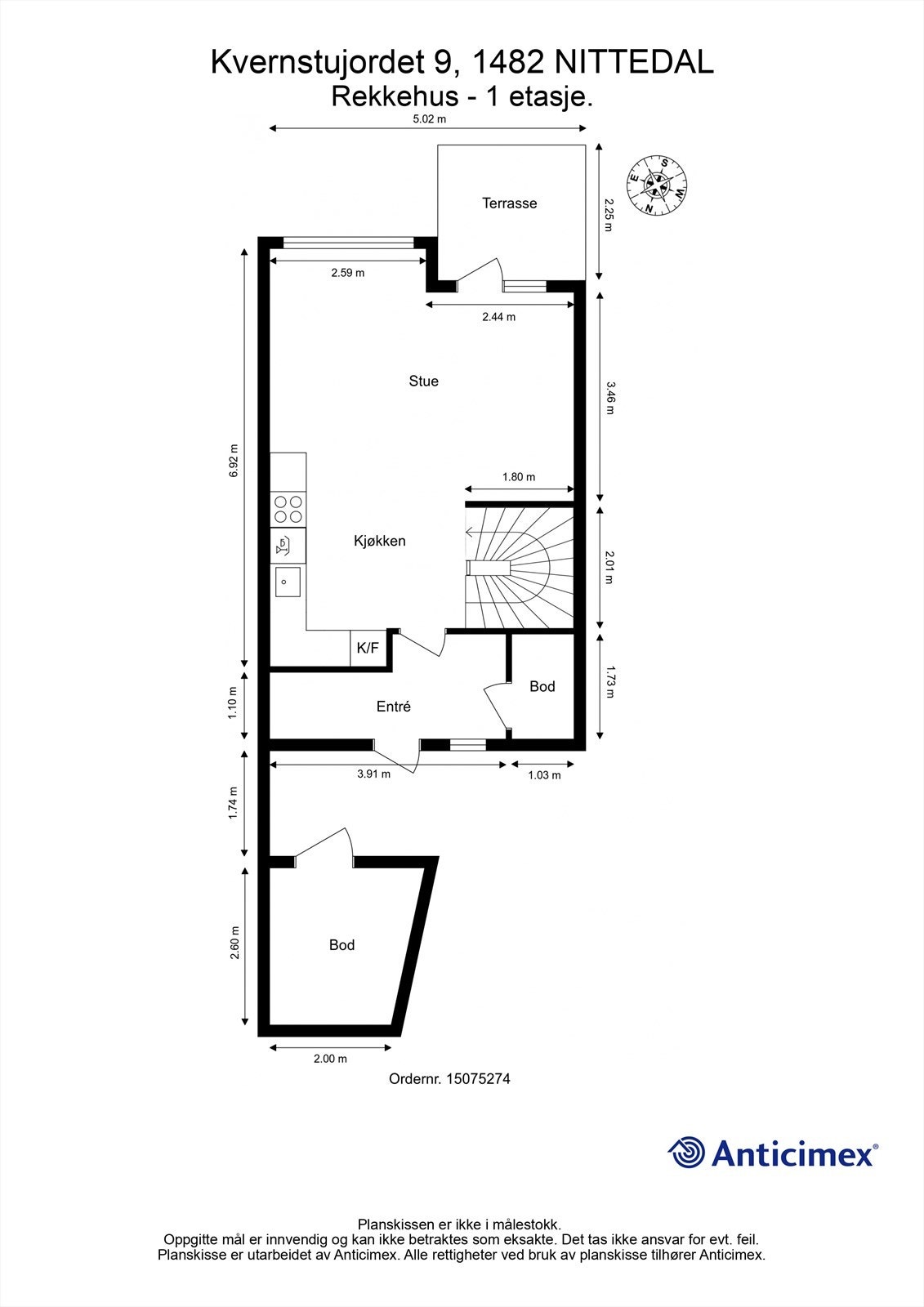 Plantegning 1 .etasje Galleribilde