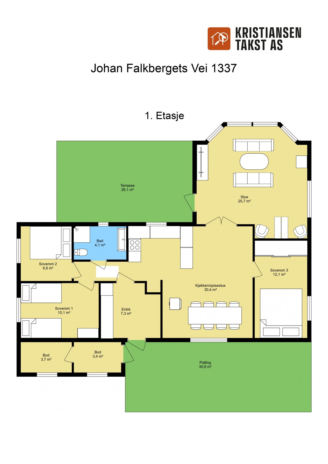 Planskisse Galleribilde