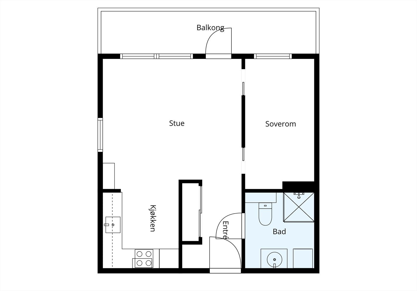 Plantegning Galleribilde