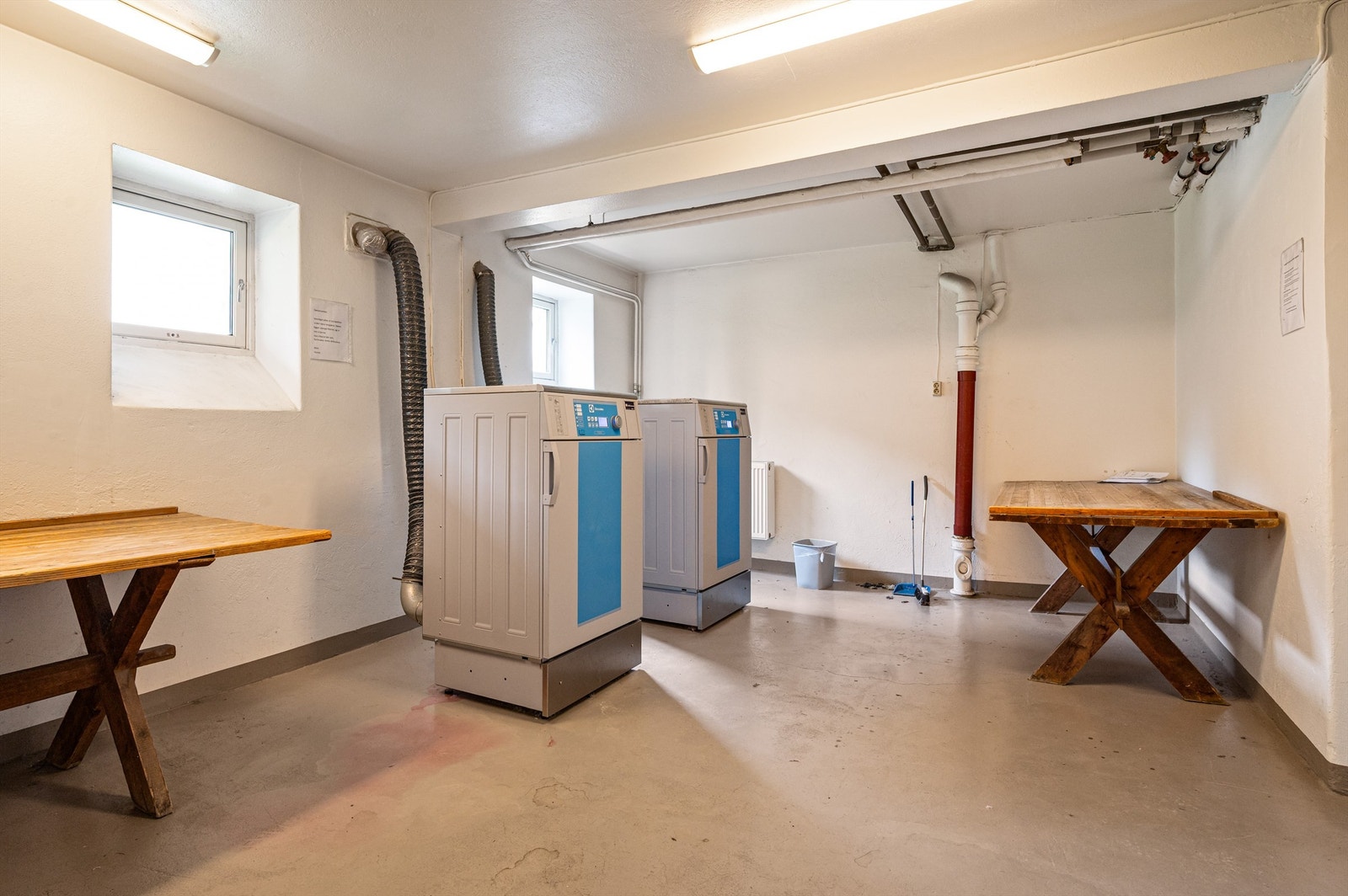 Gode tørkemuligheter i tilknytning til vaskeriet. Galleribilde