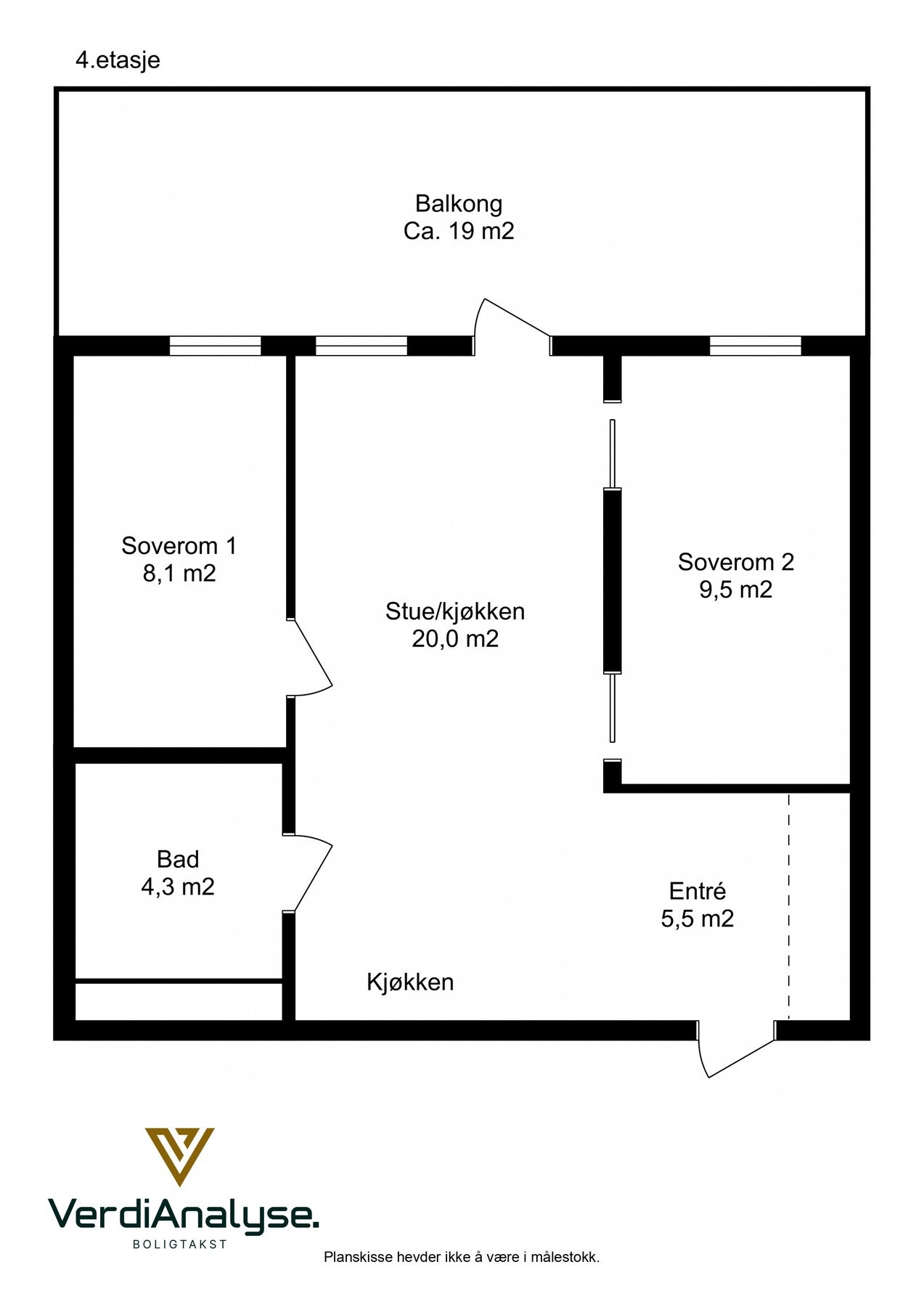 Planskisse. Galleribilde