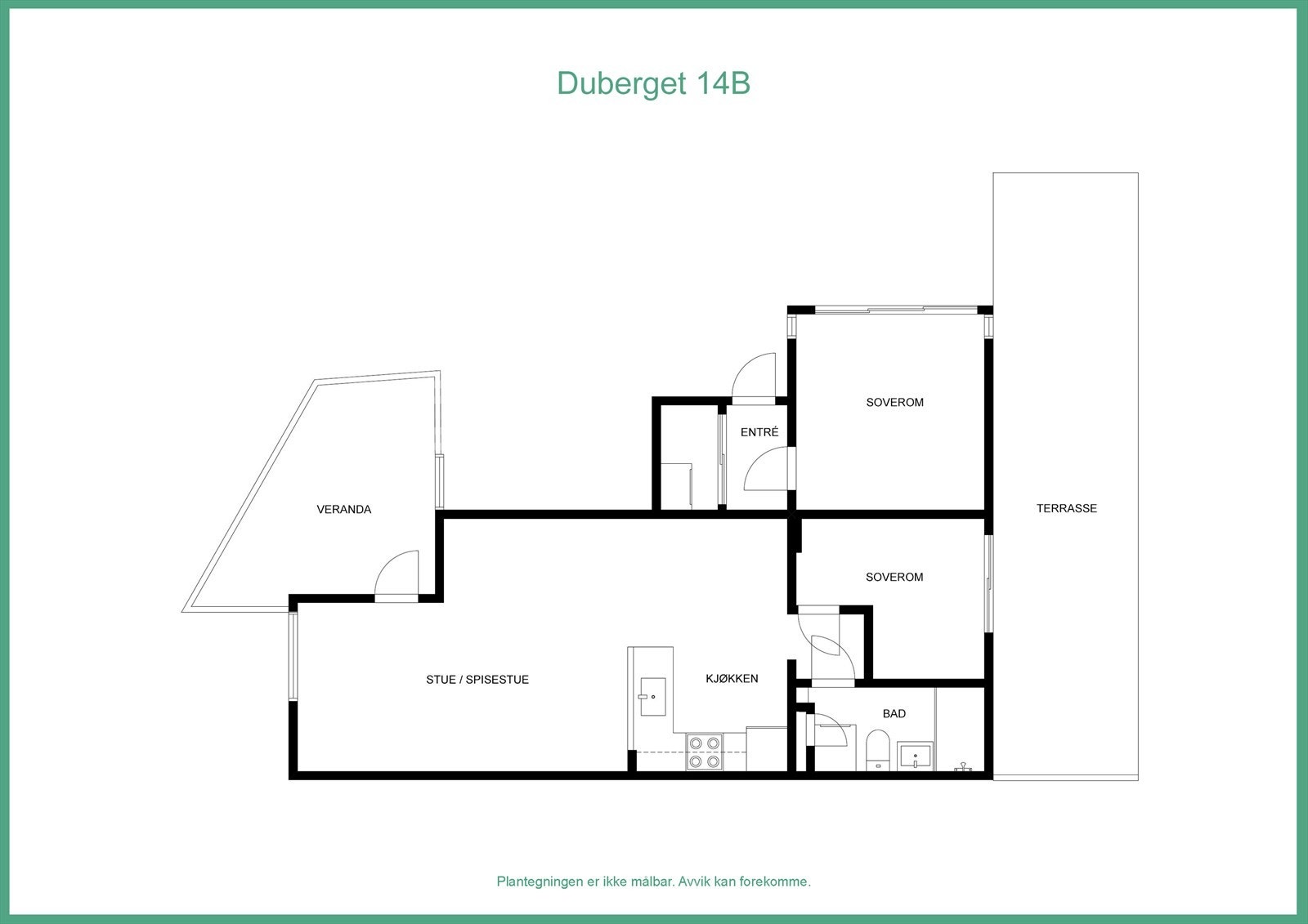 Plantegning Galleribilde