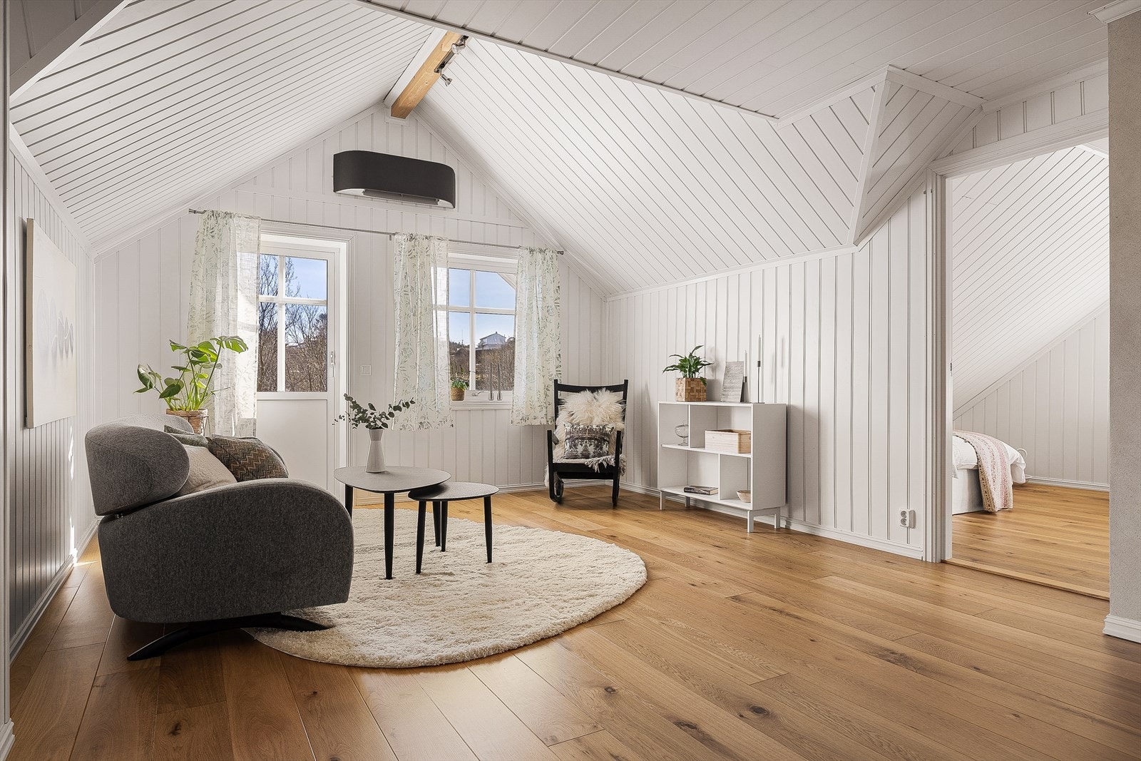Boligen har balansert ventilasjon som bidrar til et godt inneklima og en god søvnkvalitet. Galleribilde