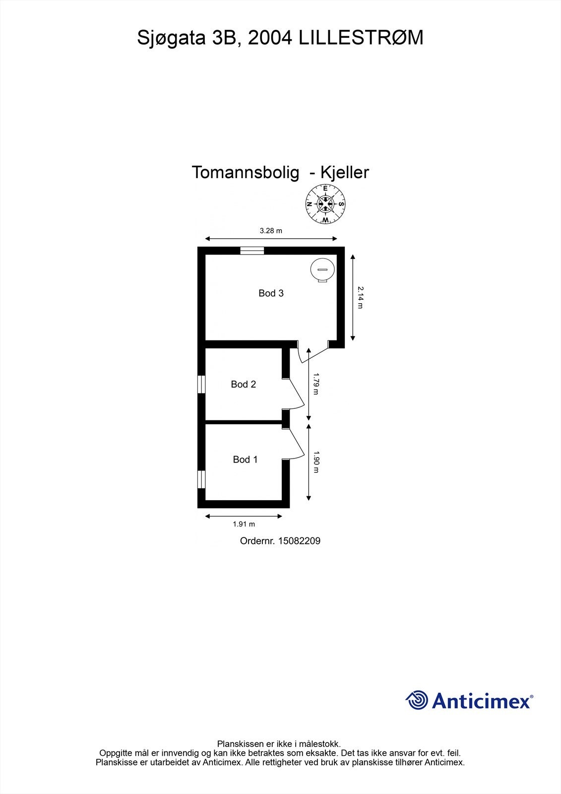 Plantegning - Kjellerboder Galleribilde