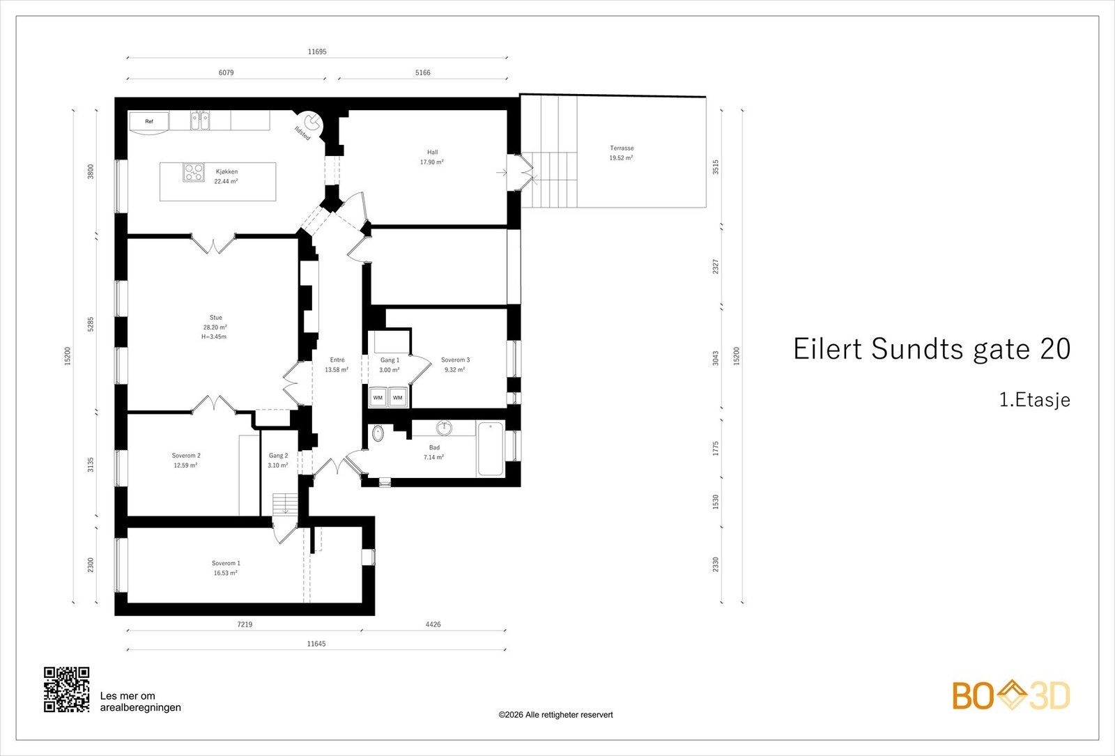 Plantegning Galleribilde