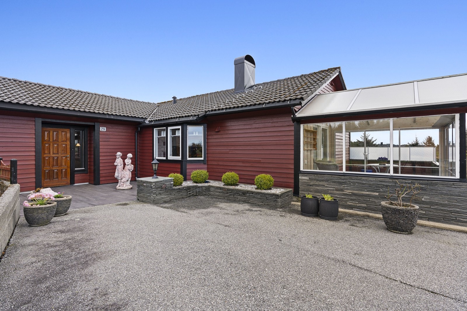 Koselig inngangsparti. Galleribilde