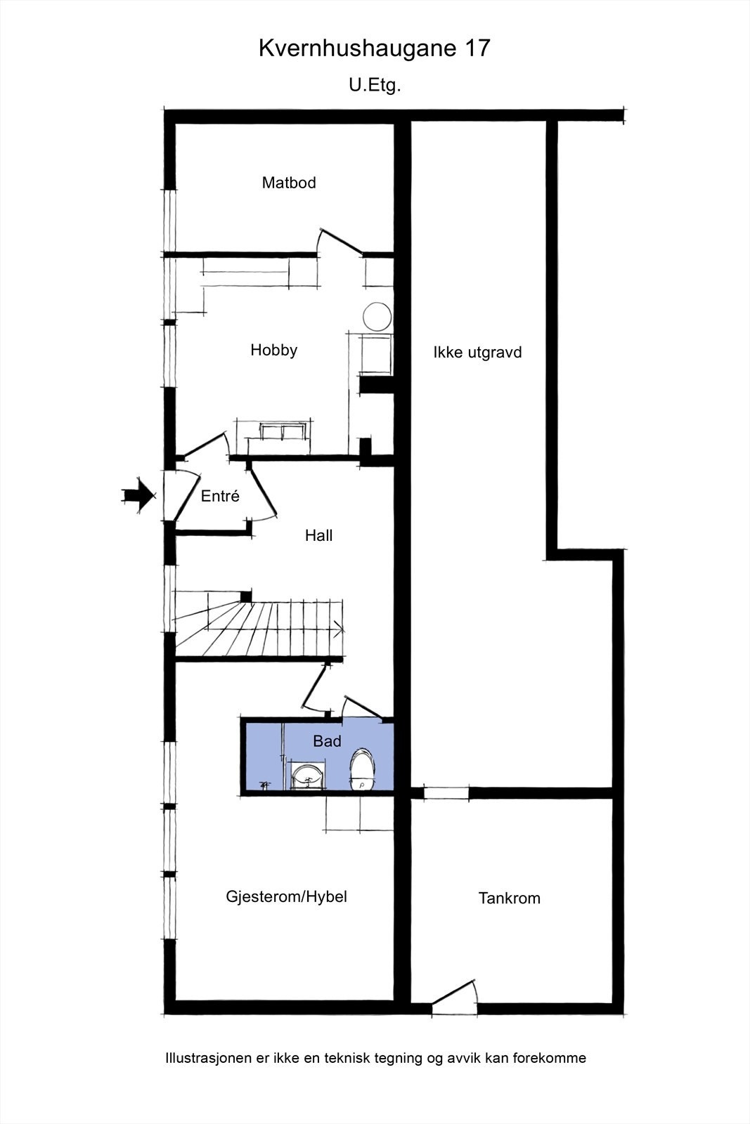 Plantegning u. et. Galleribilde