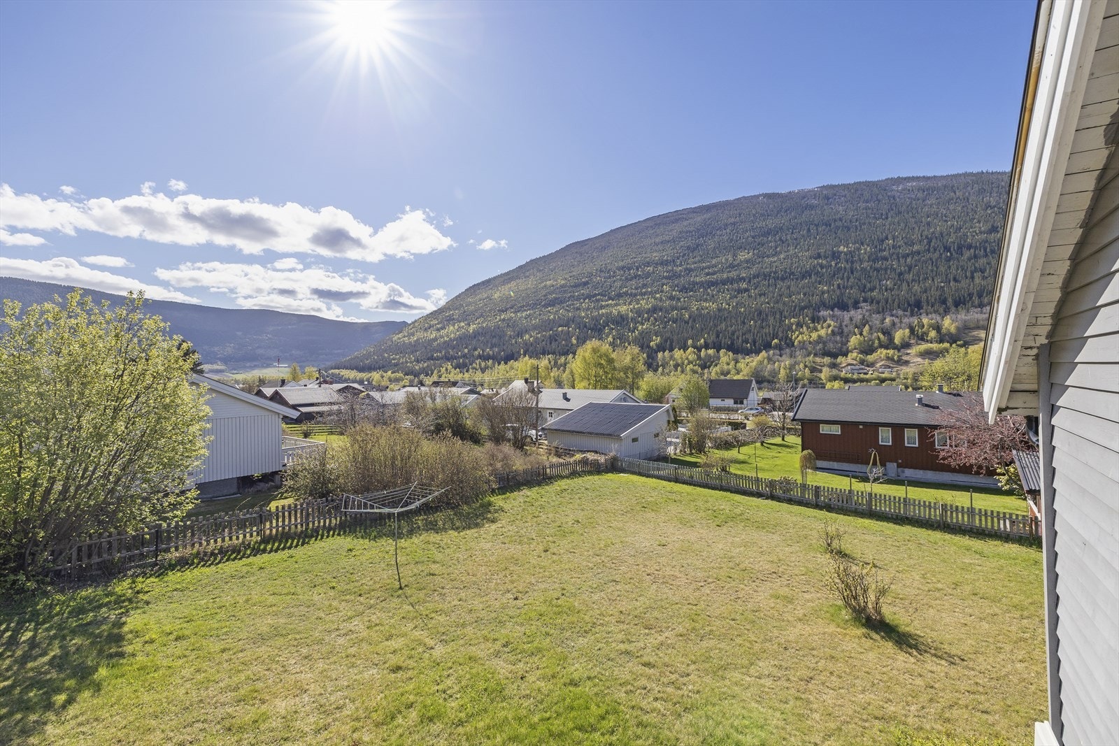 Utsikt fra balkongen Galleribilde