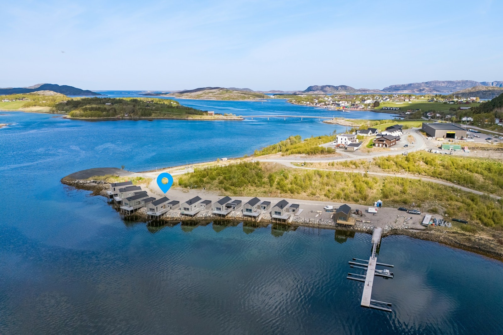 Flott beliggenhet ved Fløaodden på Lauvsnes, i Flatanger kommune Galleribilde