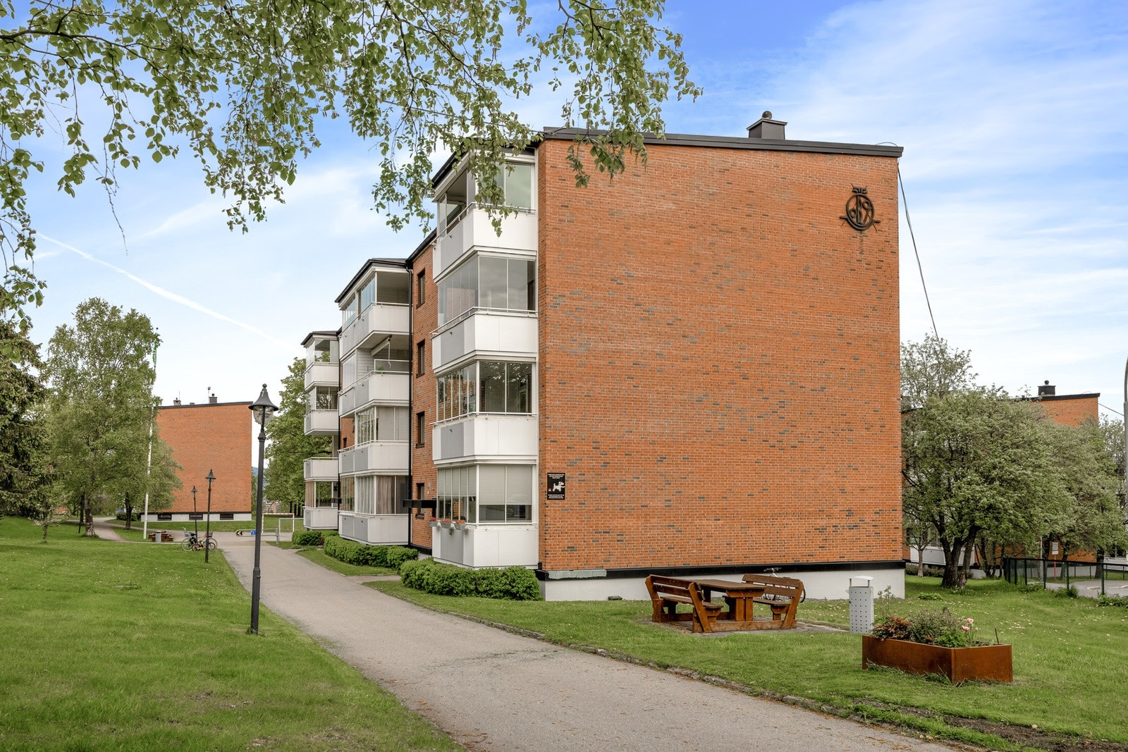 Borettslaget ligger fint og skjermet til i et attraktivt boligområde. Galleribilde