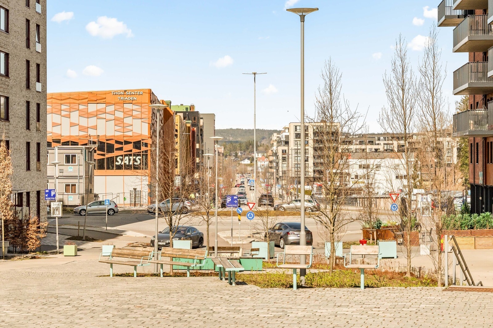 Skårersletta - hovedgata i hjertet av Lørenskog. Galleribilde