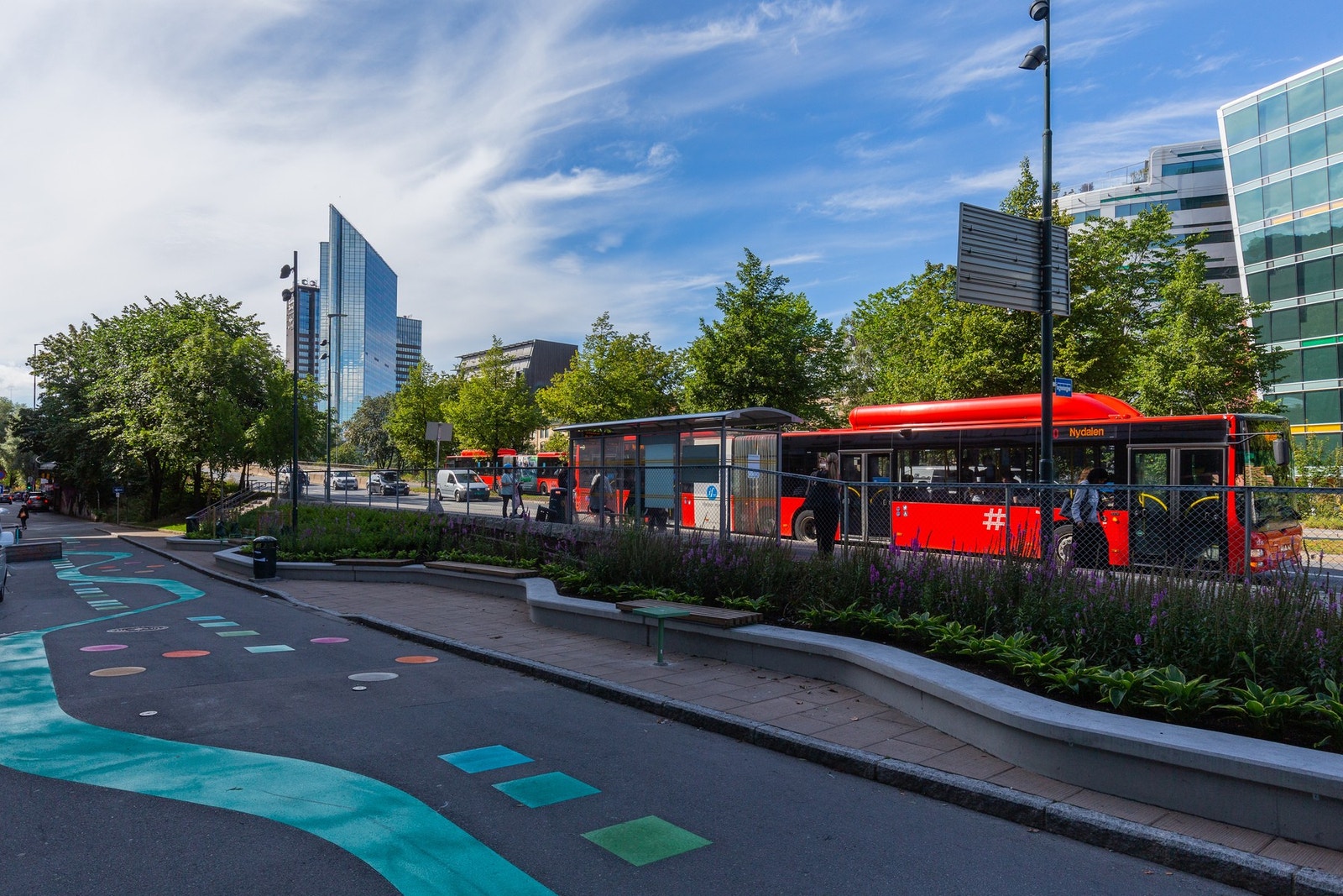 Hausmanns bru bussholdeplass Galleribilde