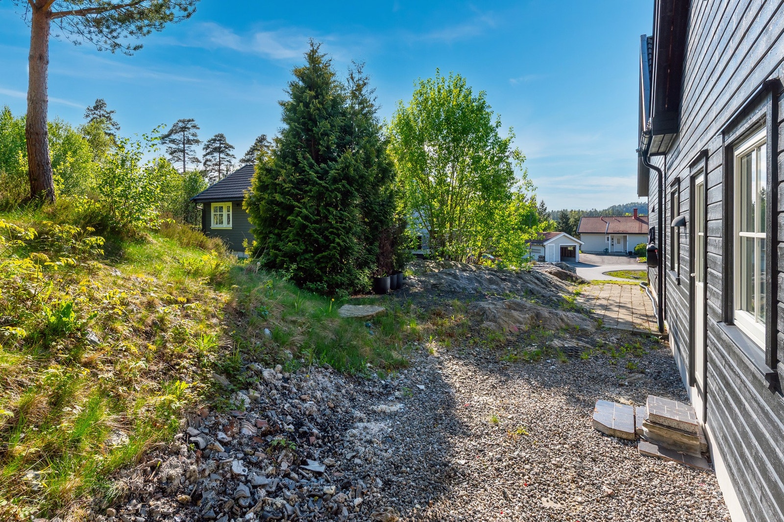Her er egen inngang til vaskerommet. Galleribilde