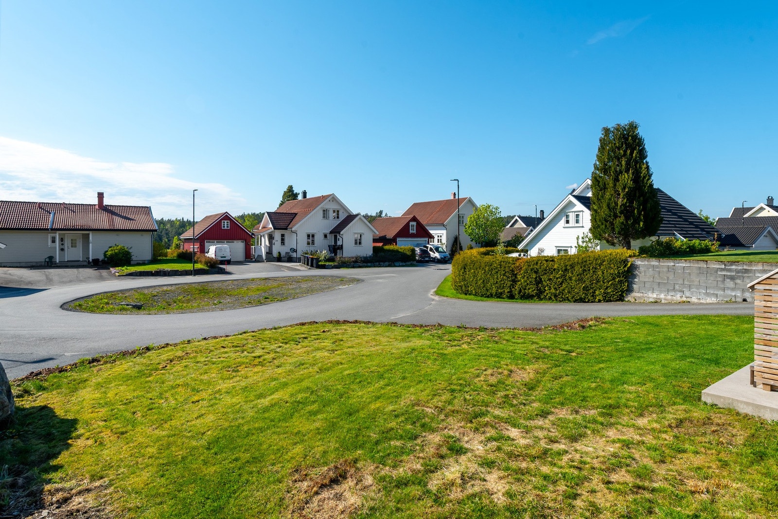 Trygg og rolig blindgate Galleribilde