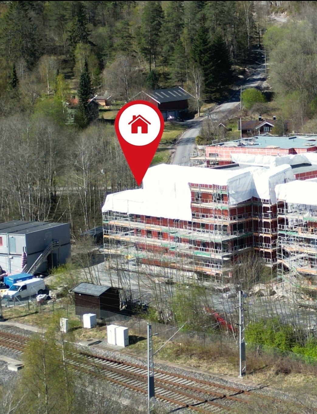 Salg av kontraktsposisjon. Moderne toppleilighet med sentral beliggenhet i Heggedal sentrum. Galleribilde