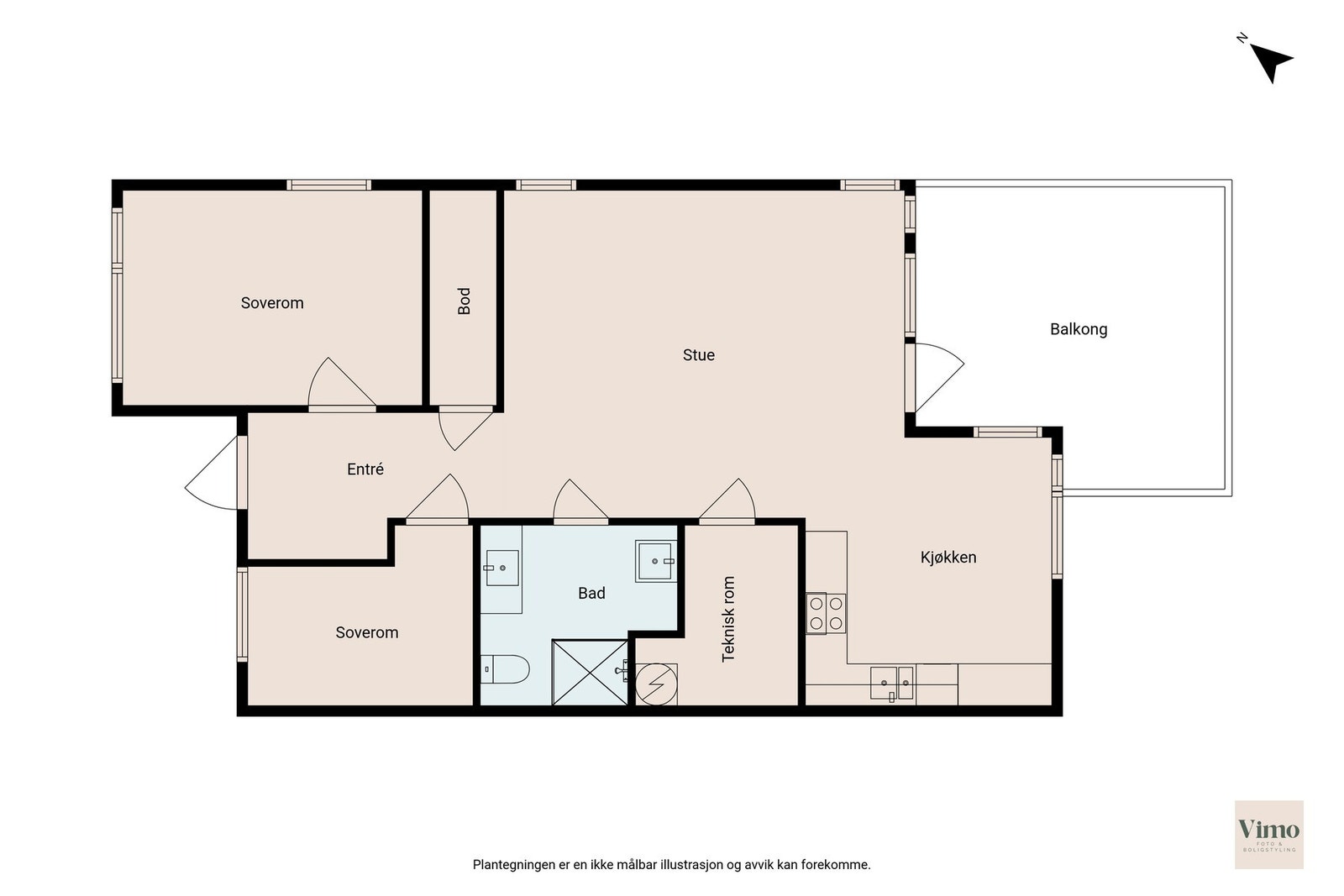 Plantegning Galleribilde