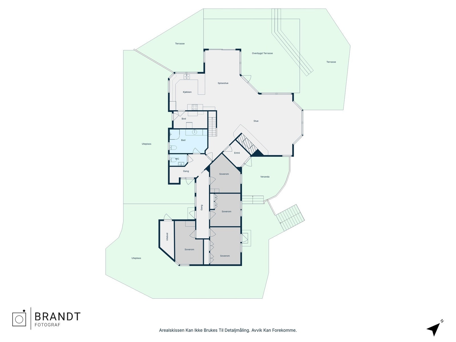 Plantegning hovedetasje Galleribilde