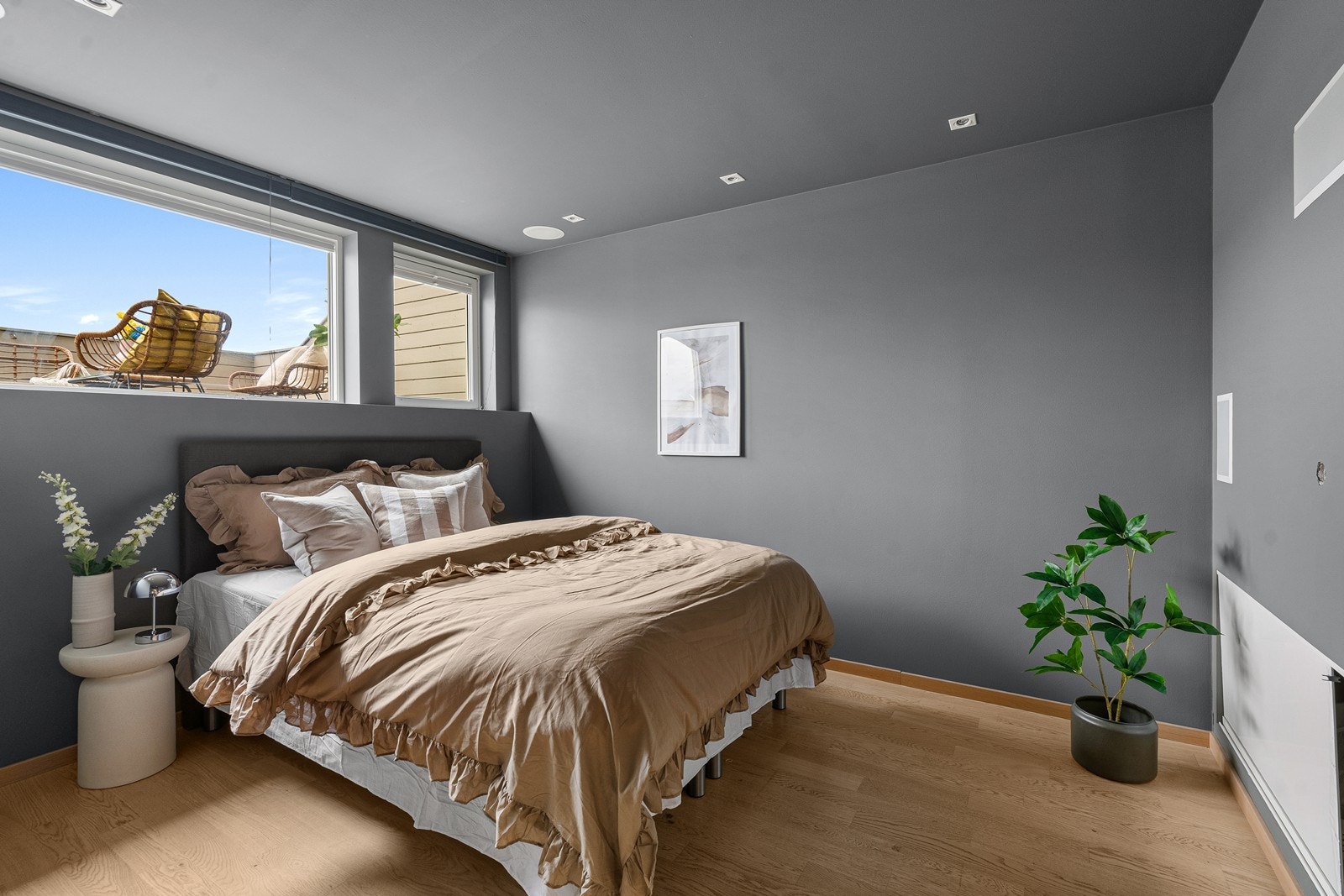 Soverom 4. God plass til dobbeltseng. Galleribilde