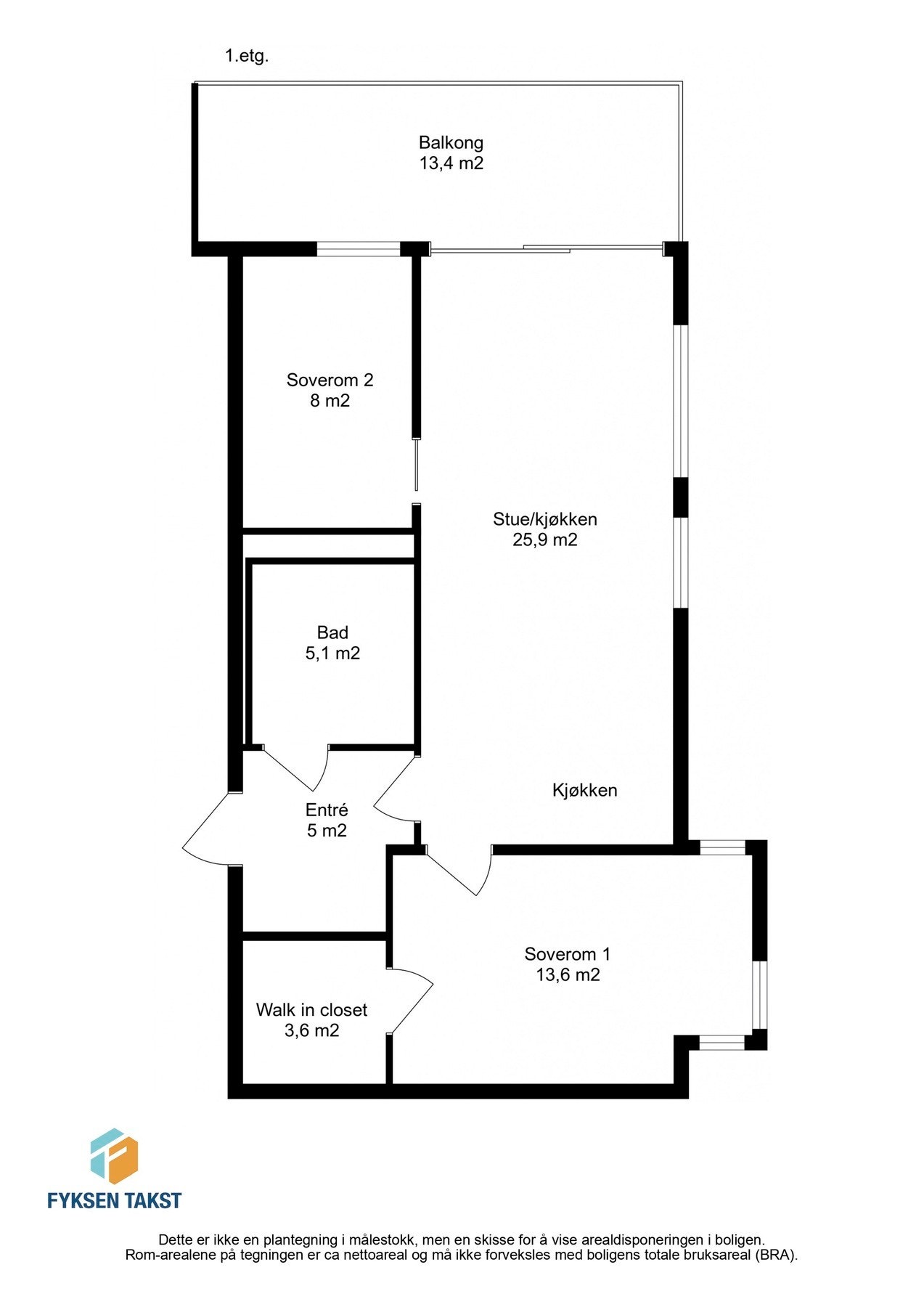 Ta en titt på planskissen og gjør deg kjent med romfordelingen! Skulle ikke oppsatt visningstidspunkt passe? Ta kontakt på 941 60 434, så finner vi en løsning. Galleribilde