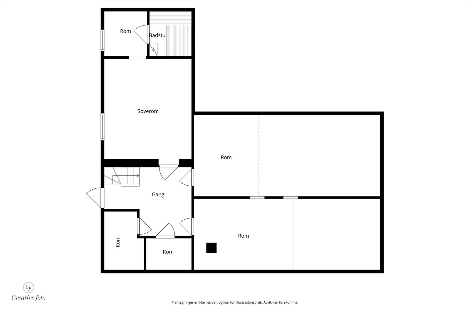 Plantegning Galleribilde